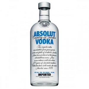 Absolut Blue Vodka 1L  Virgin Atlantic Duty Free Shopping